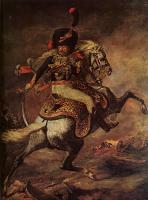 Gericault, Theodore - An Officer of the Imperial Horse Guards Charging